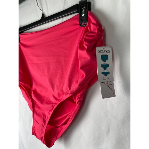 ANNE COLE Plus Size 3-Way Convertible Swim Bottom, 22W - Picture 8 of 9